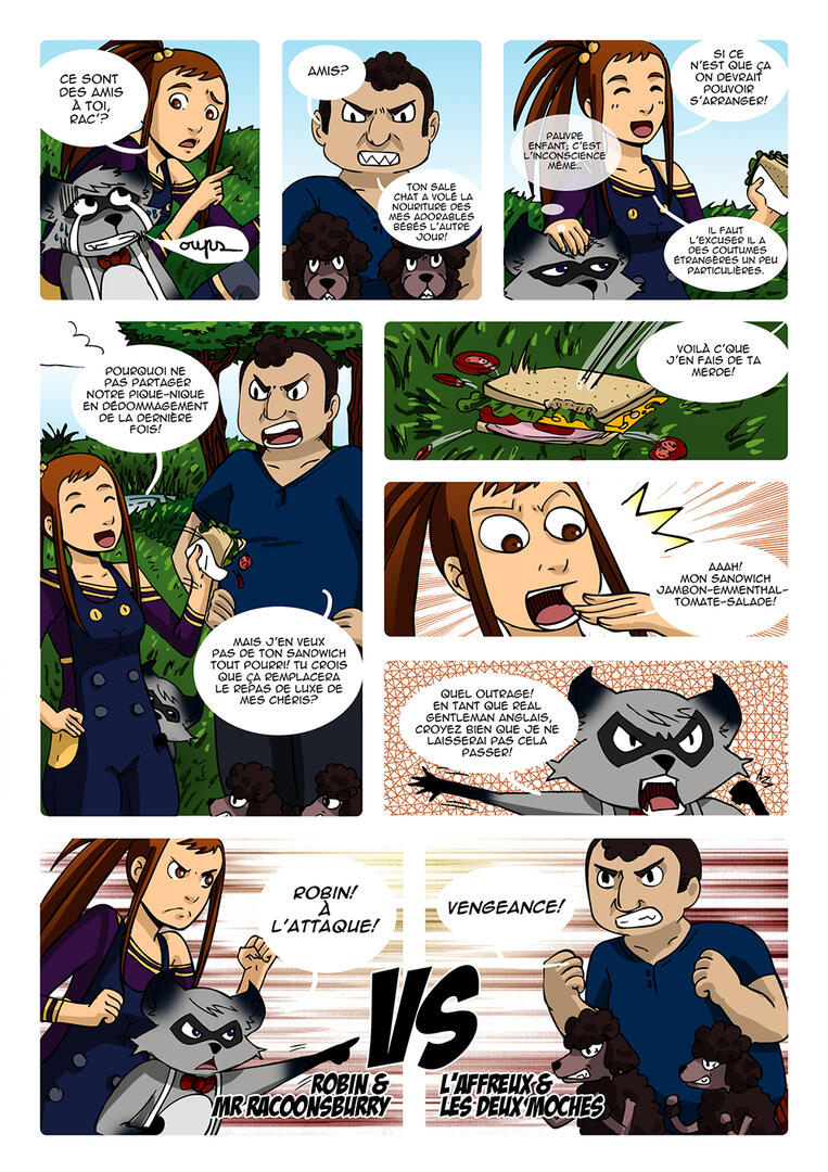 Robin & Mr Racoonsburry - page