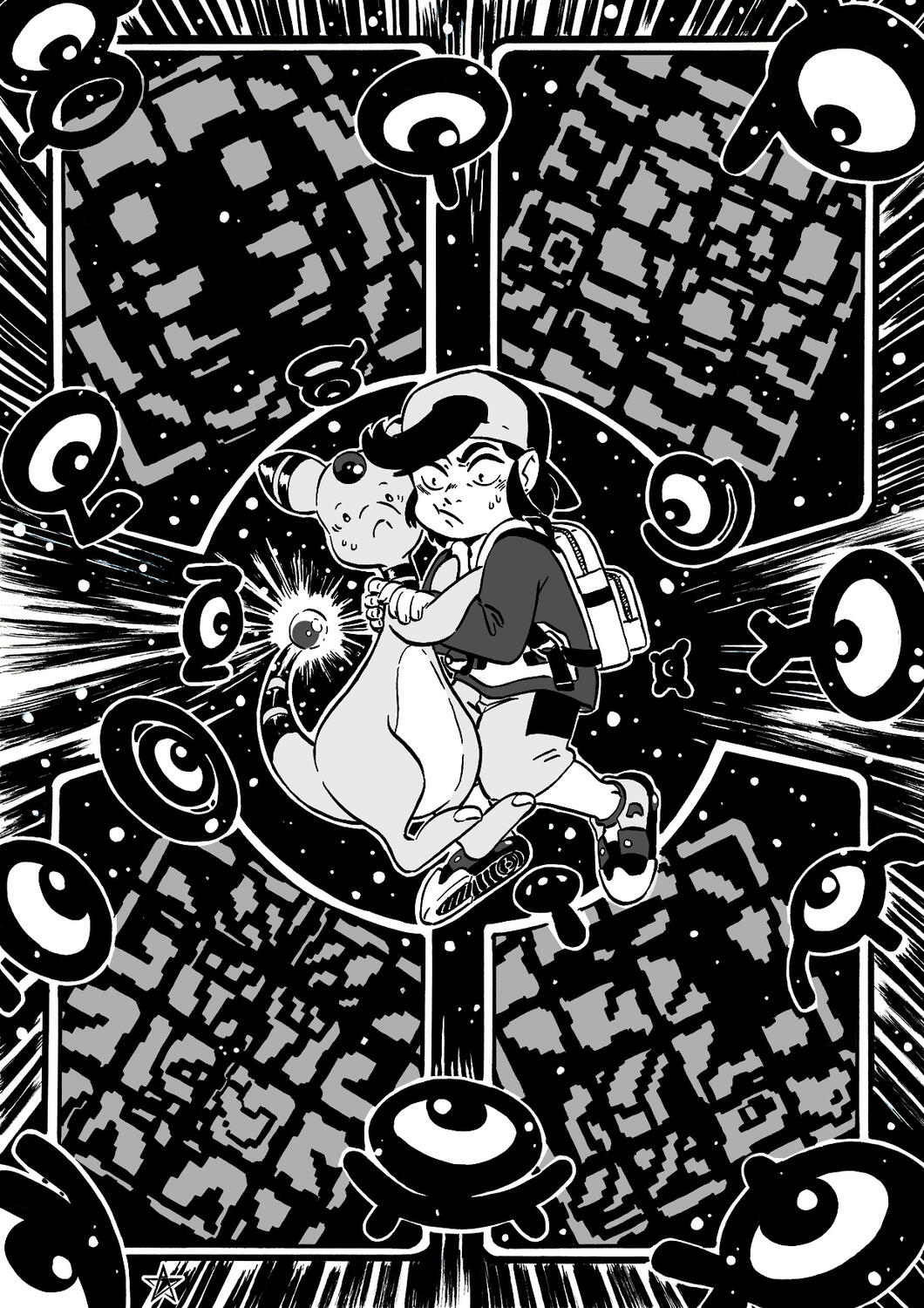 Pocket Monster Illustration - Zarbi puzzles