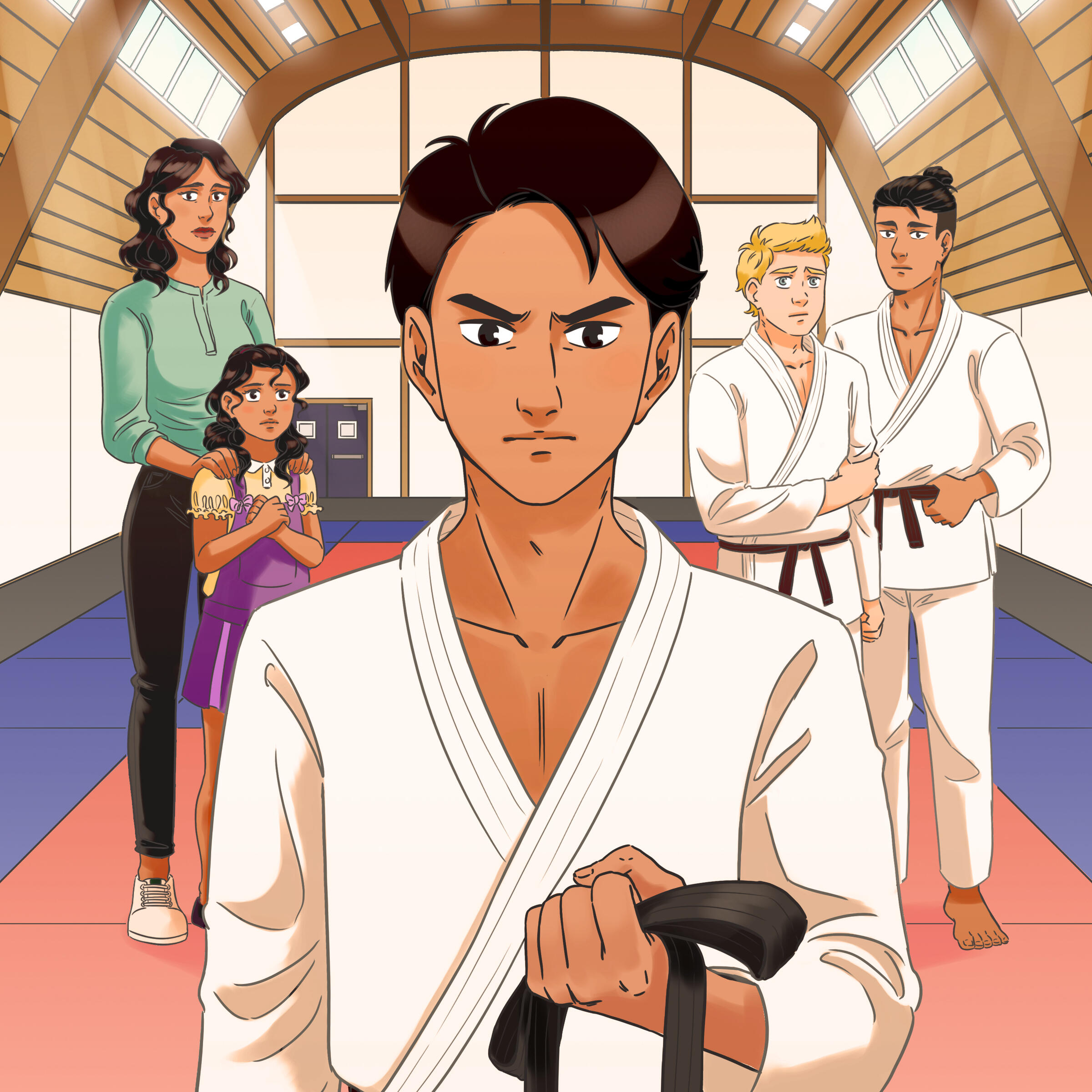 Enzo et la ceinture noire - bande dessinée - cover