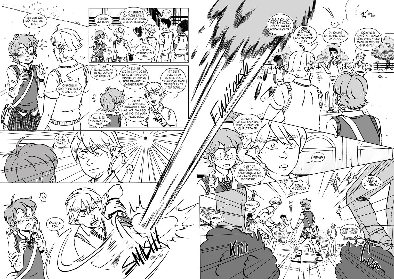 Kamen Students - Manga Panel