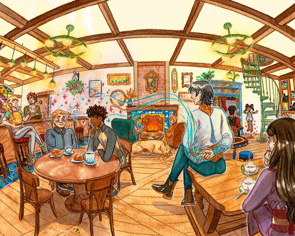 Tea time at the Café Obscur